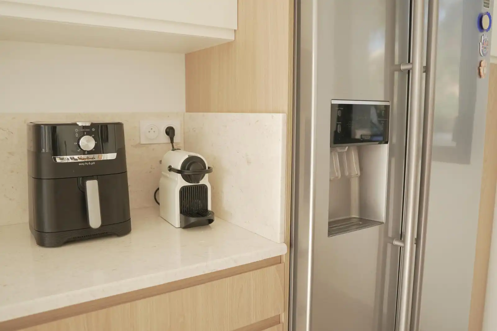 Cuisine avec machine à café